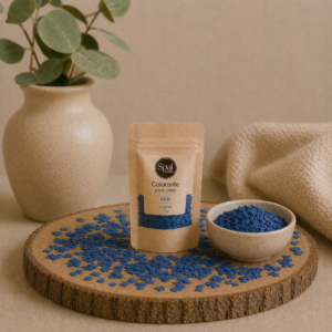 Colorante azul para velas