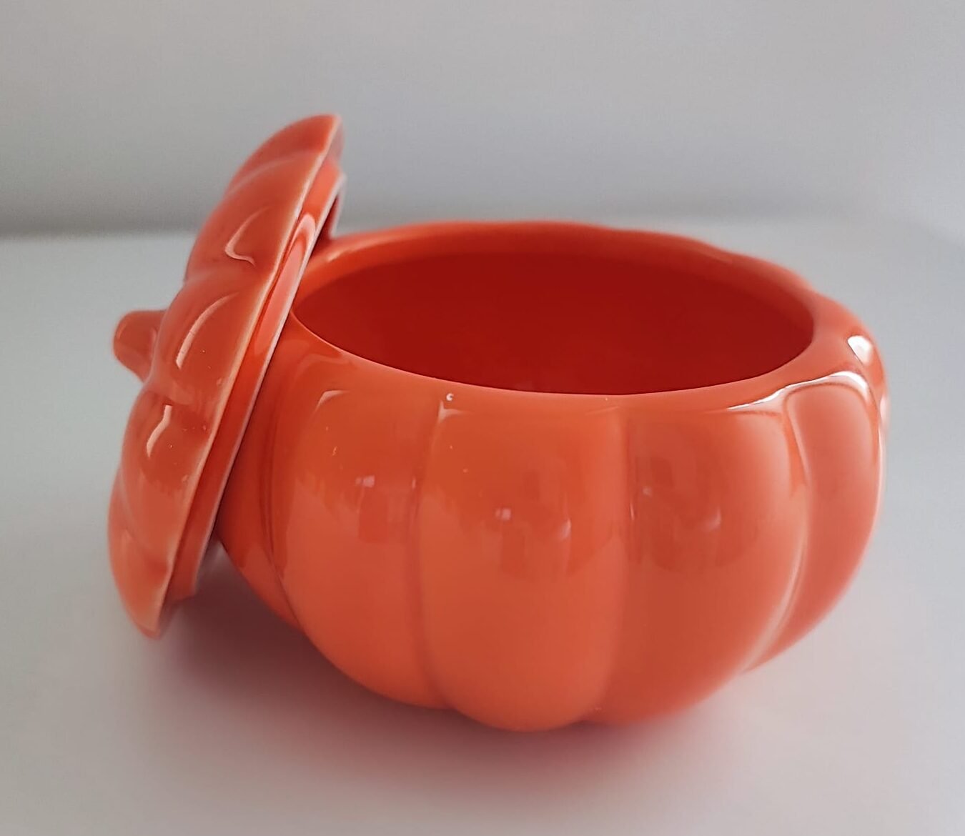Recipiente forma de calabaza naranja - Imagen 3